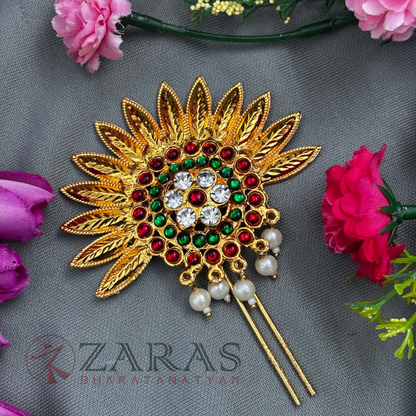 Bharatanatyam Dance Jewellery - Small Flower Head Arch RG Kemp CS image 0