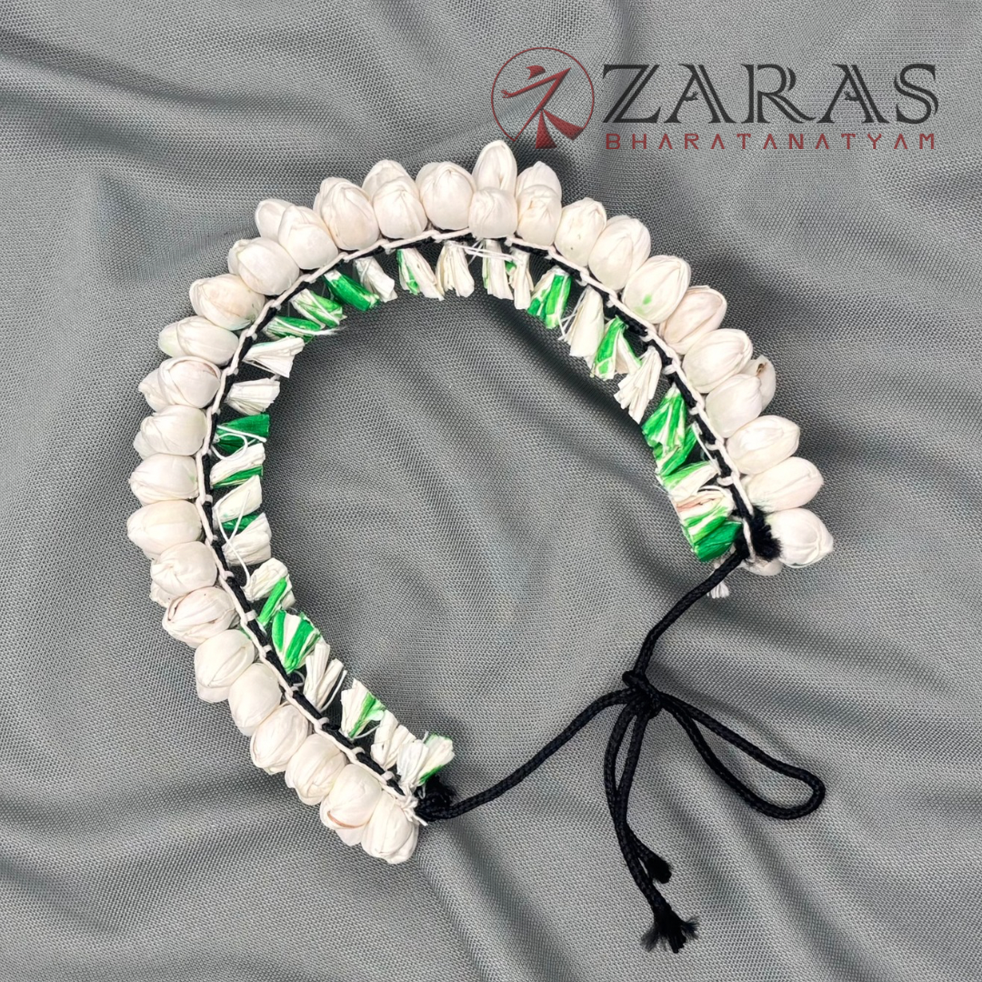 Bharatanatyam Dance Netti Flower - Full White Individual Netti Flower image 0