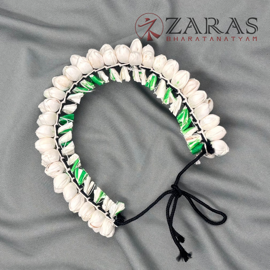 Bharatanatyam Dance Netti Flower - Full White Individual Netti Flower image 0