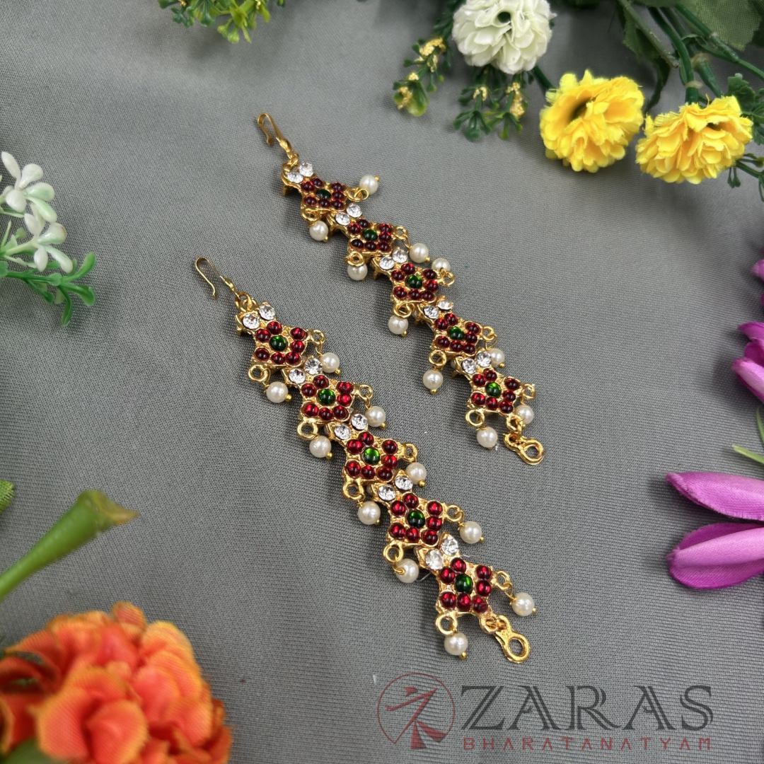 Bharatanatyam Dance Jewellery - Maatal Flower RG Kemp image 1