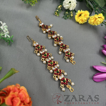 Bharatanatyam Dance Jewellery - Maatal Flower RG Kemp image 1