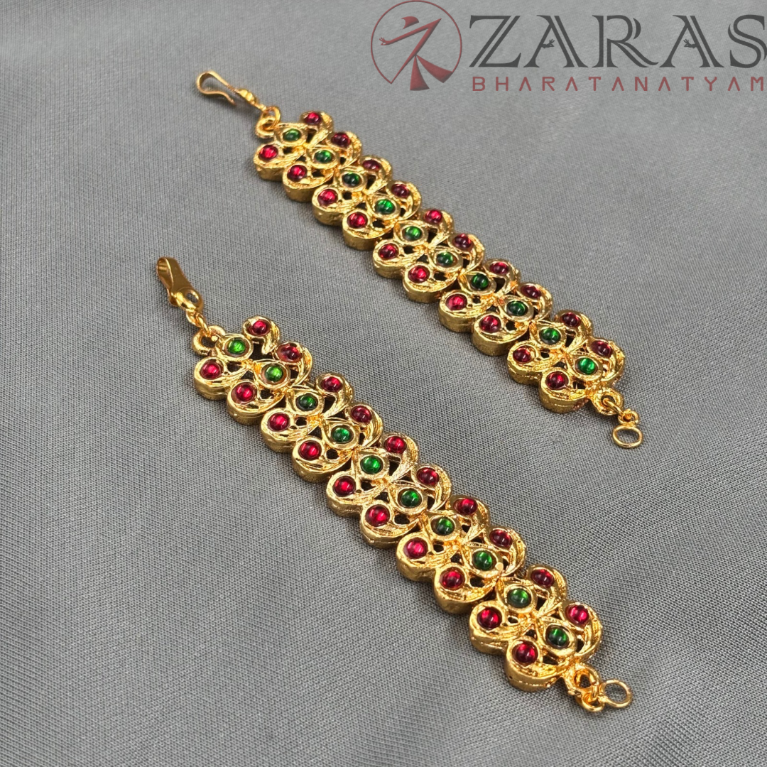Bharatanatyam Dance Jewellery - Lotus Fl Maatal RG Kemp image 3