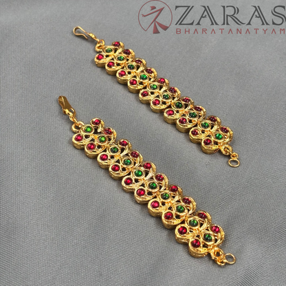 Bharatanatyam Dance Jewellery - Lotus Fl Maatal RG Kemp image 3