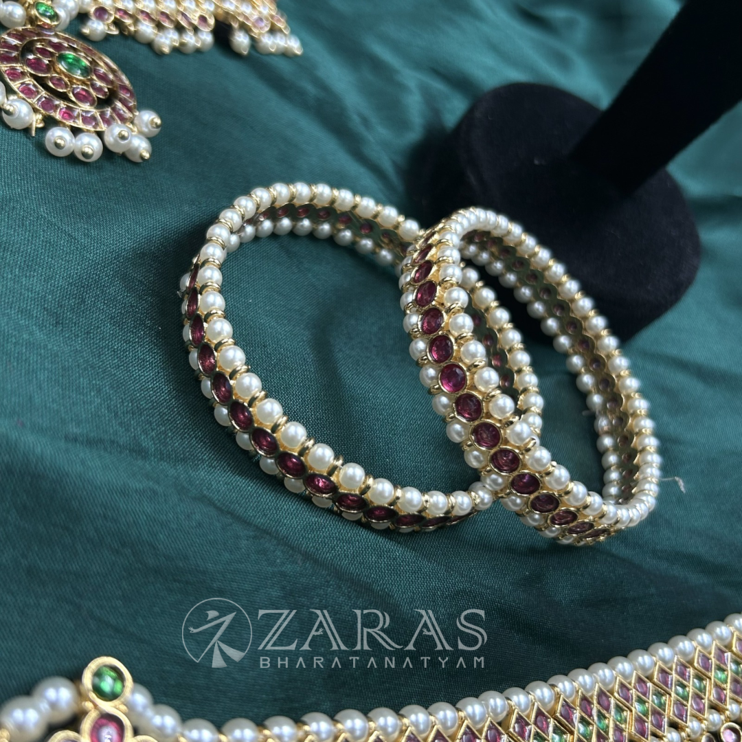 Bharatanatyam Dance Premium Jewellery Full Set - Round V RG Kemp image 5