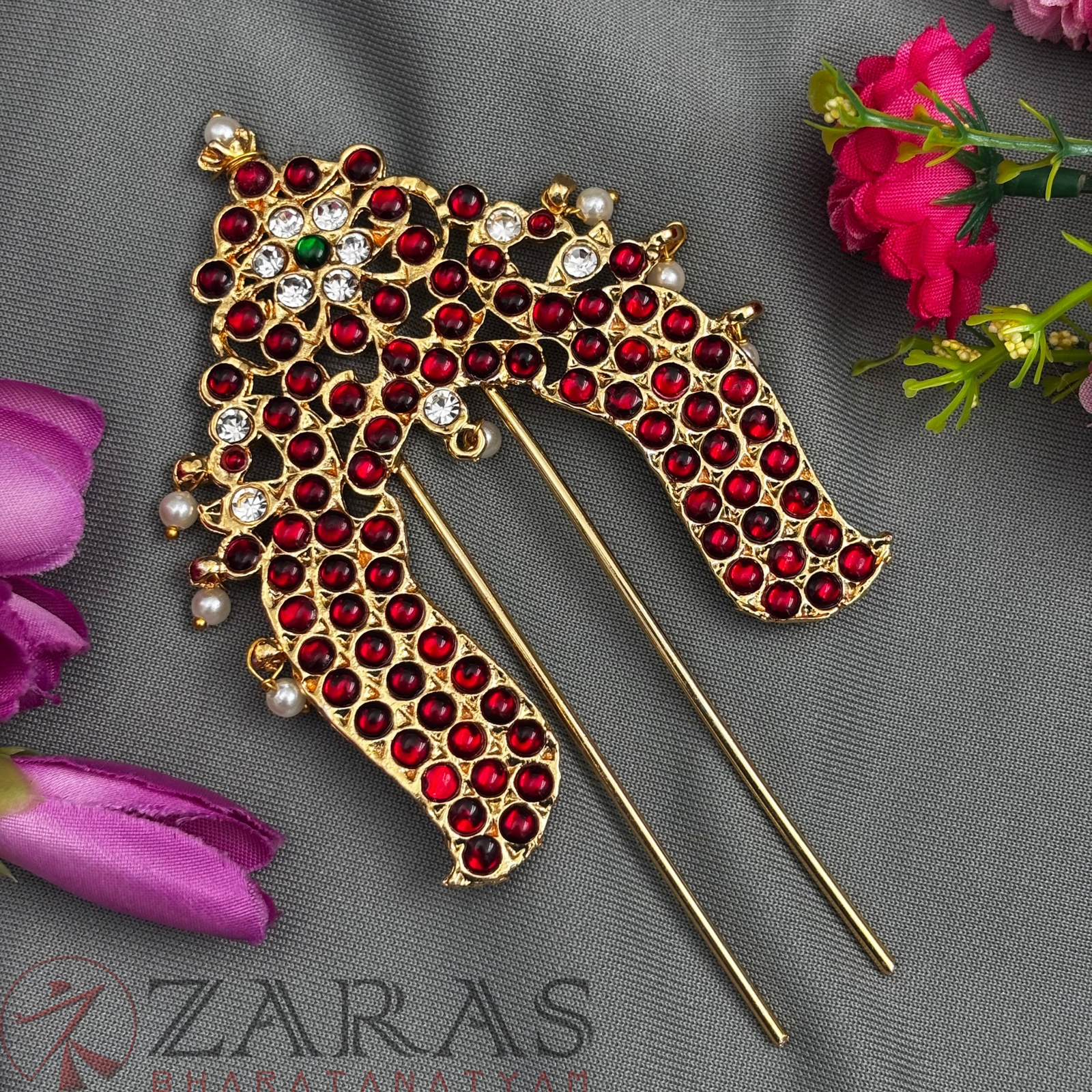 Bharatanatyam Dance Jewellery - Small Lotus Head Arch RG Kemp CS image 0