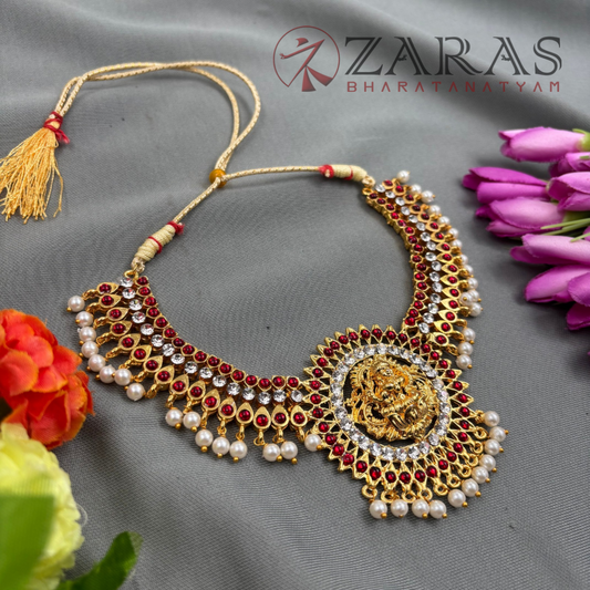 Bharatanatyam Dance Jewellery Necklace - Kuchi Lakshmi RG Kemp image 0