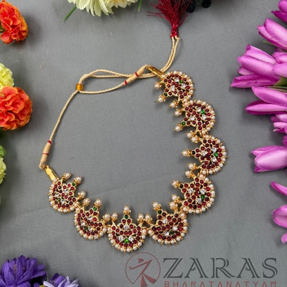 Bharatanatyam Dance Jewellery Necklace - Round RG Kemp CS Beads image 0