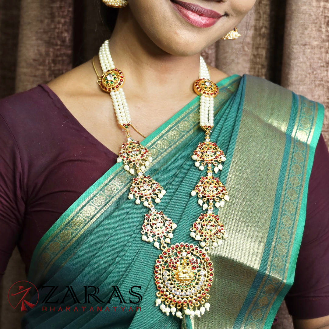 Bharatanatyam Dance Jewellery - Haaram Lakshmi Design RG Kemp image 0