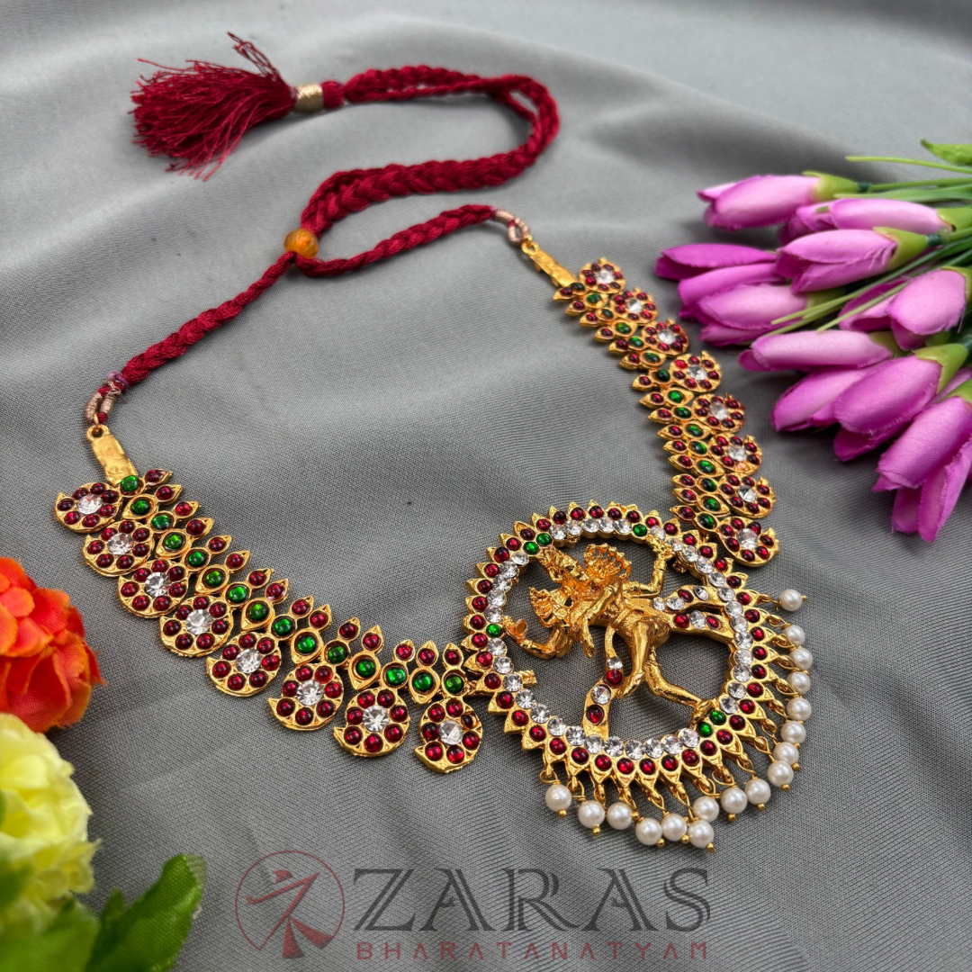 Bharatanatyam Dance Jewellery Necklace - Manga & Nadaraj CS RG Kemp Sar image 1