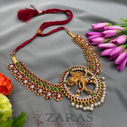 Bharatanatyam Dance Jewellery Necklace - Manga & Nadaraj CS RG Kemp Sar image 1