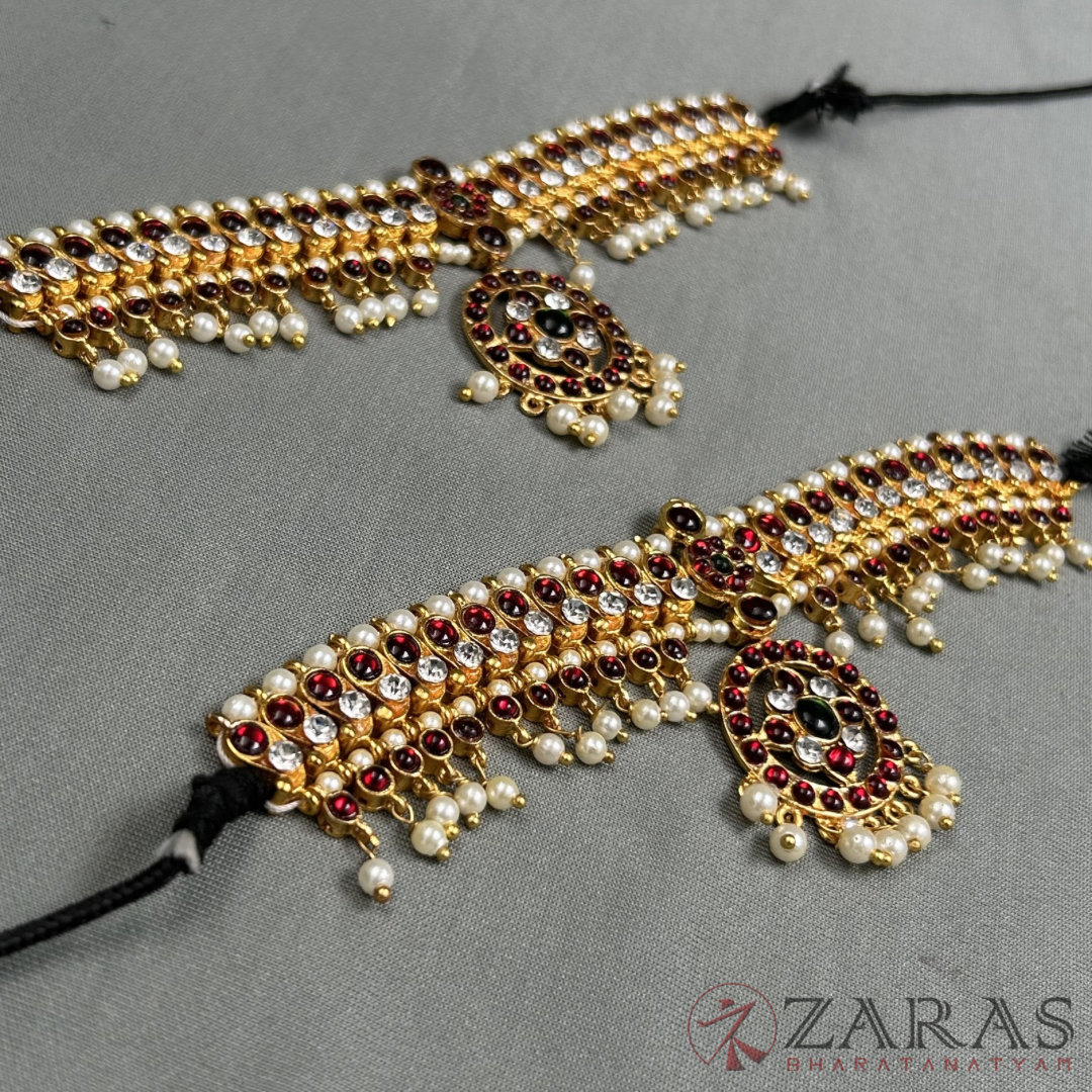Bharatanatyam Dance Jewellery - B Manga RG Kemp Vangi / Baaju Bandh image 1