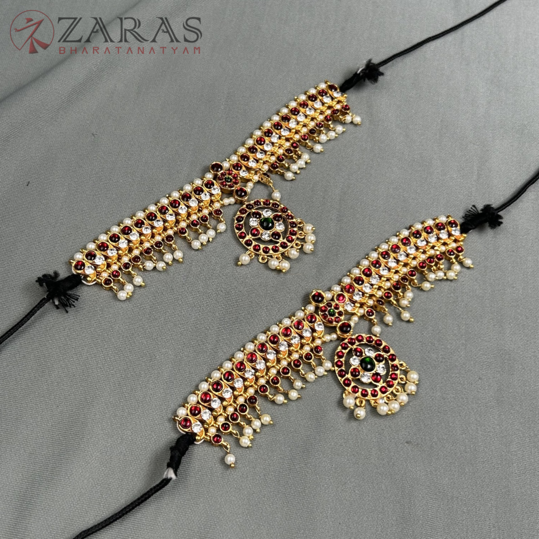 Bharatanatyam Dance Jewellery - B Manga RG Kemp Vangi / Baaju Bandh image 0