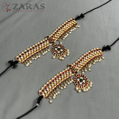 Bharatanatyam Dance Jewellery - B Manga RG Kemp Vangi / Baaju Bandh image 0