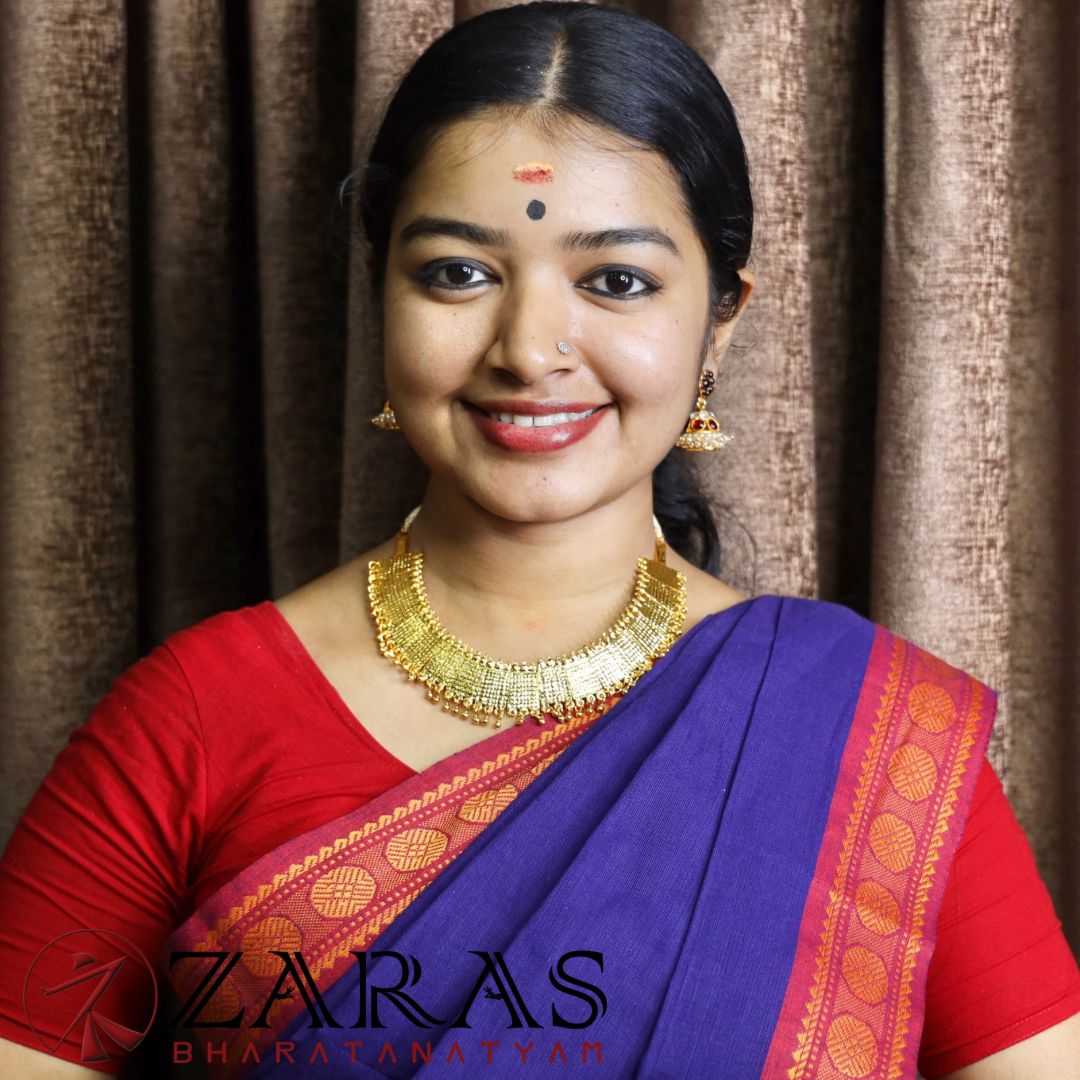 Bharatanatyam Dance Jewellery - Necklace Box Design Full Gold image 1