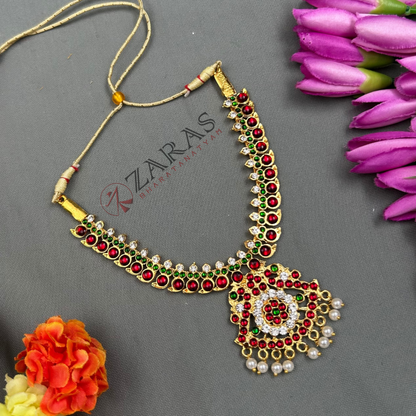 Bharatanatyam Dance Jewellery - Round Manga Necklace RG Kemp Peo image 1
