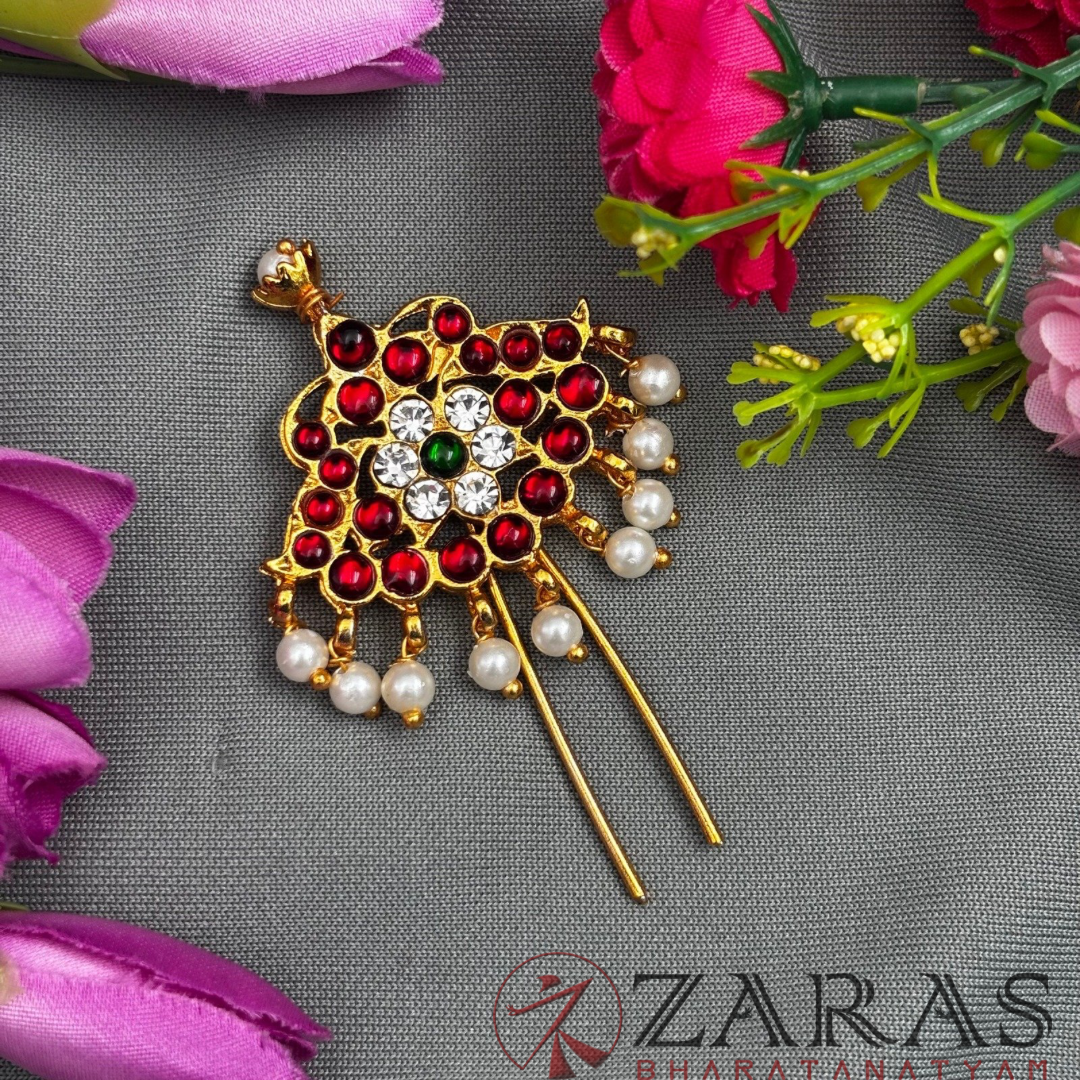 Bharatanatyam Dance Jewellery - Small Leaf Head Arch RG Kemp CS image 0