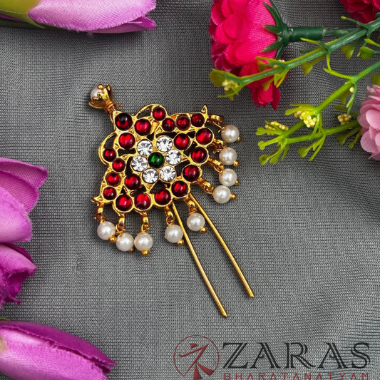 Bharatanatyam Dance Jewellery - Small Leaf Head Arch RG Kemp CS image 0