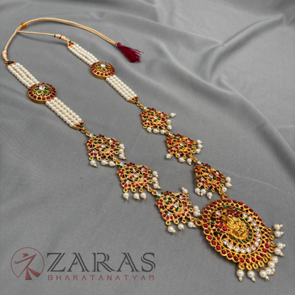 Bharatanatyam Dance Jewellery - Haaram Lakshmi Design RG Kemp image 3