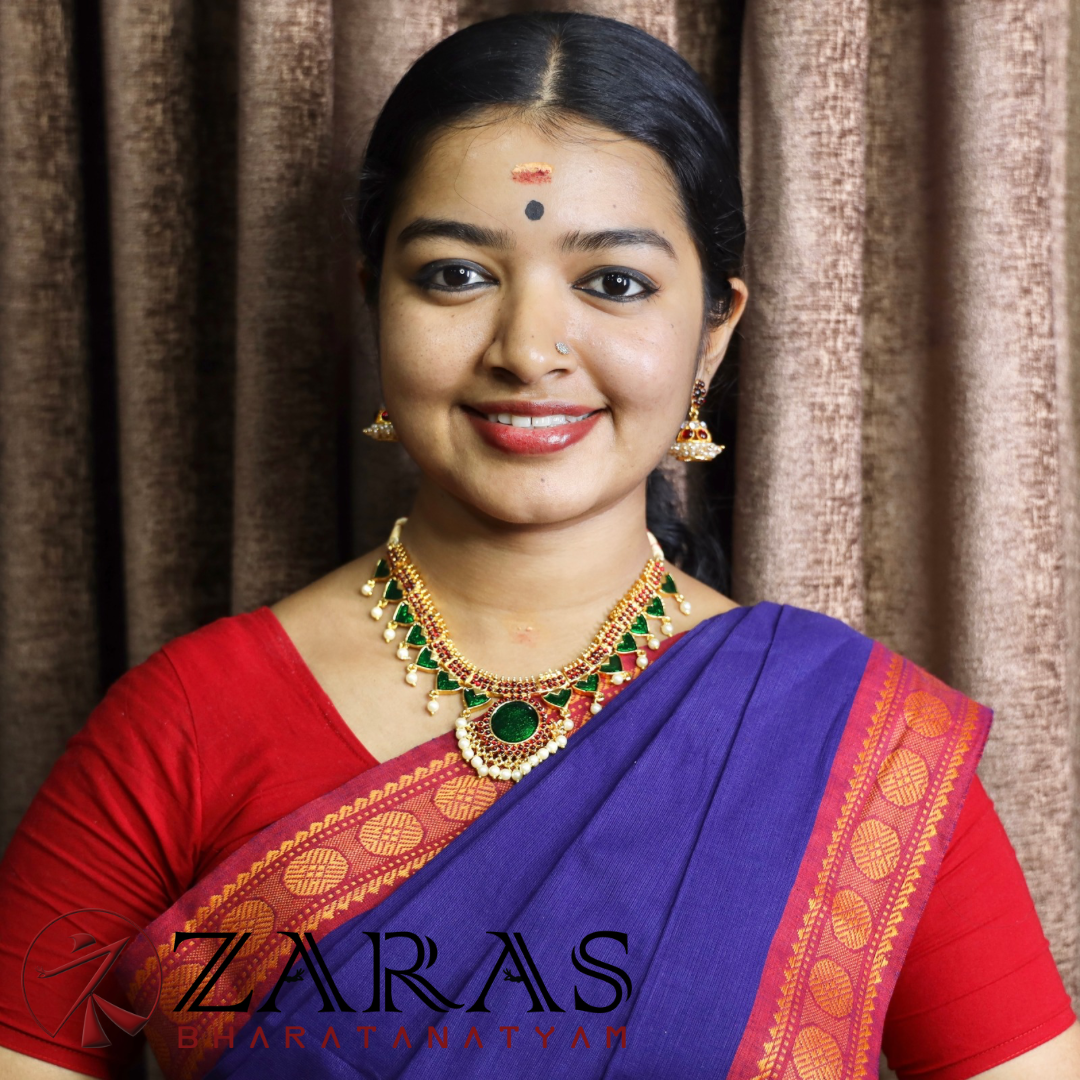 Bharatanatyam Dance Jewellery - Necklace Round & V Design RG Kemp image 1