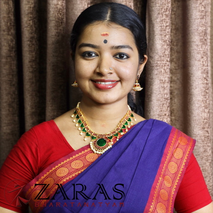 Bharatanatyam Dance Jewellery - Necklace Round & V Design RG Kemp image 1
