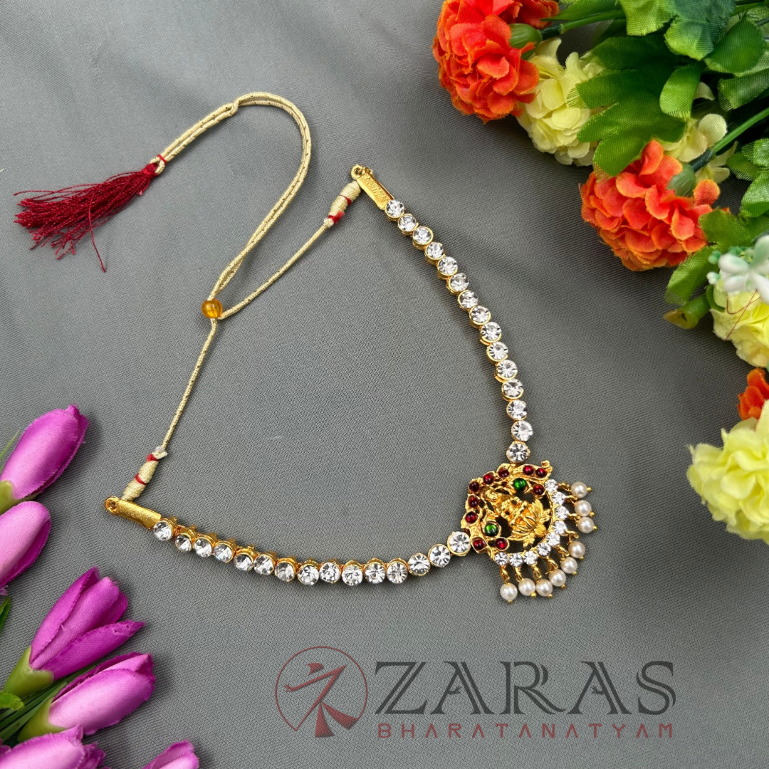 Bharatanatyam Dance Jewellery - Necklace 1 Line Attigai & Lakshmi RG Kemp image 0