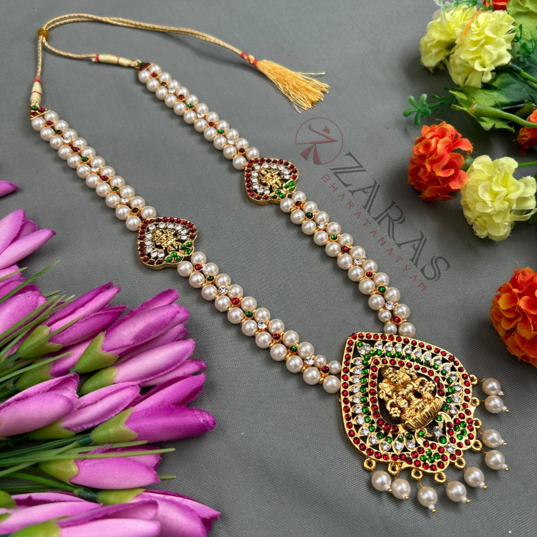 Bharatanatyam Dance Jewellery - 2L Balls T Lakshmi RG Kemp Maalai / Haaram image 1