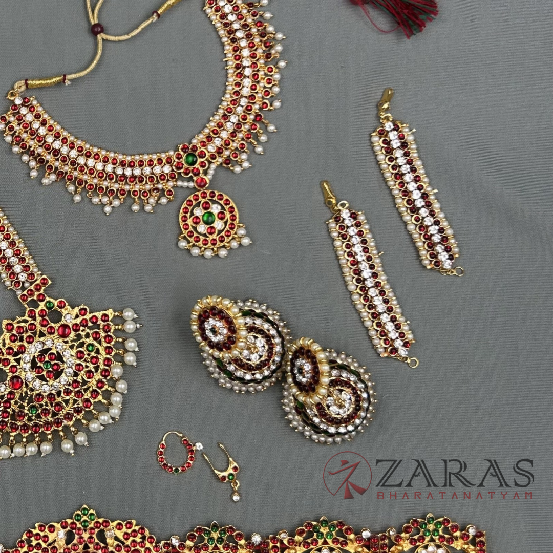 Bharatanatyam Dance Jewellery - Sow Full Set RG Kemp image 3