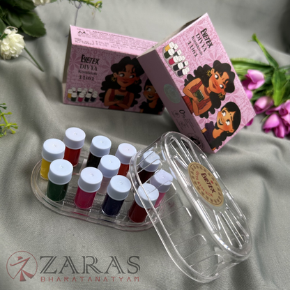 Bharatanatyam Dance Makeup Products - Sandhu Liquid (11 Colors) Eyetex image 0