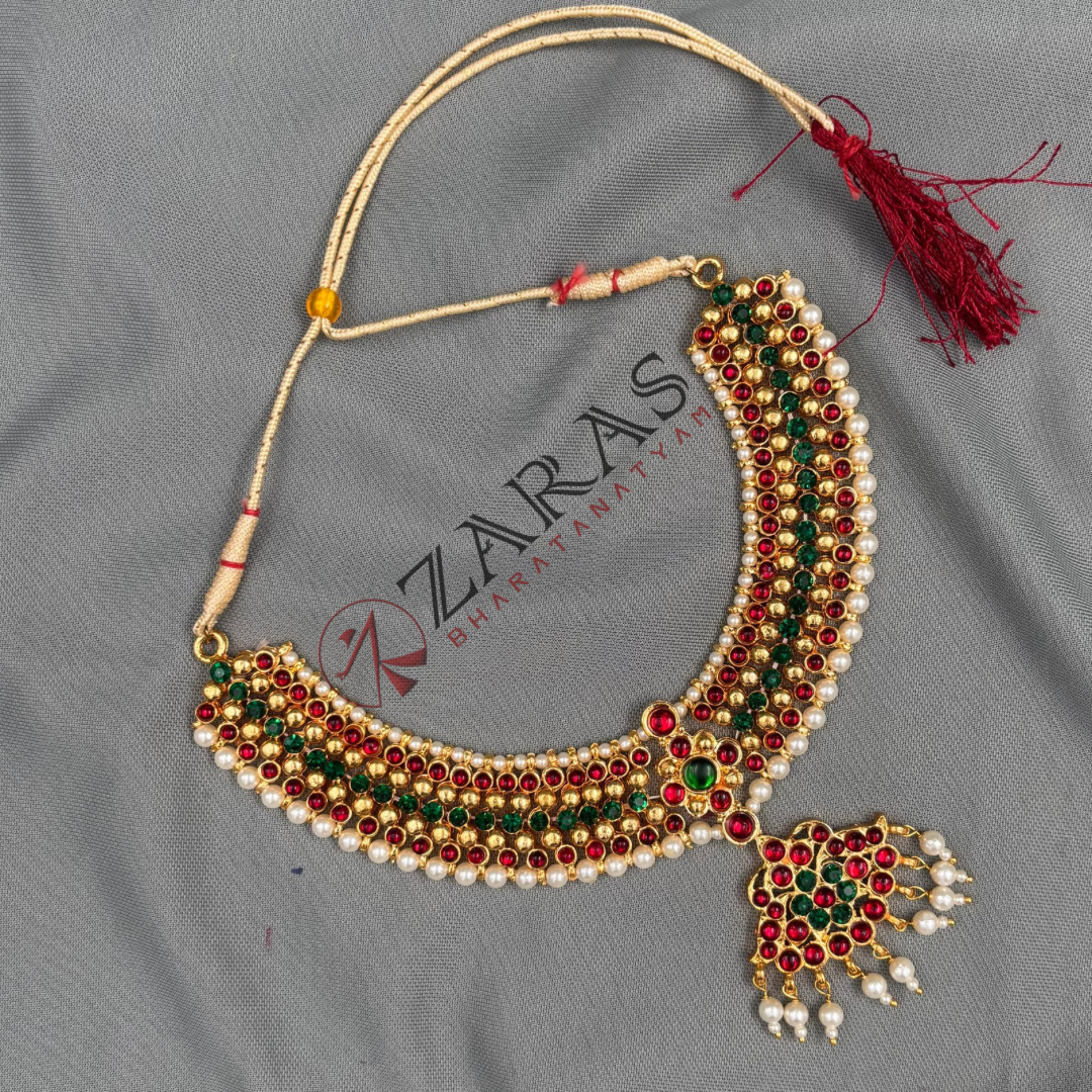Bharatanatyam Dance Jewellery - Necklace kemp CGS Ba Til image 3