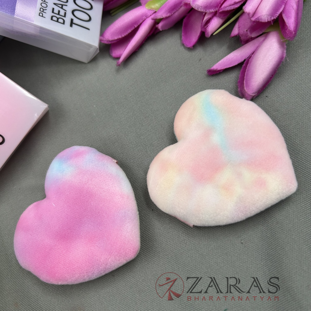 Bharatanatyam Dance Makeup Products - Puff Sponge (Set of 2 Pcs) image 1