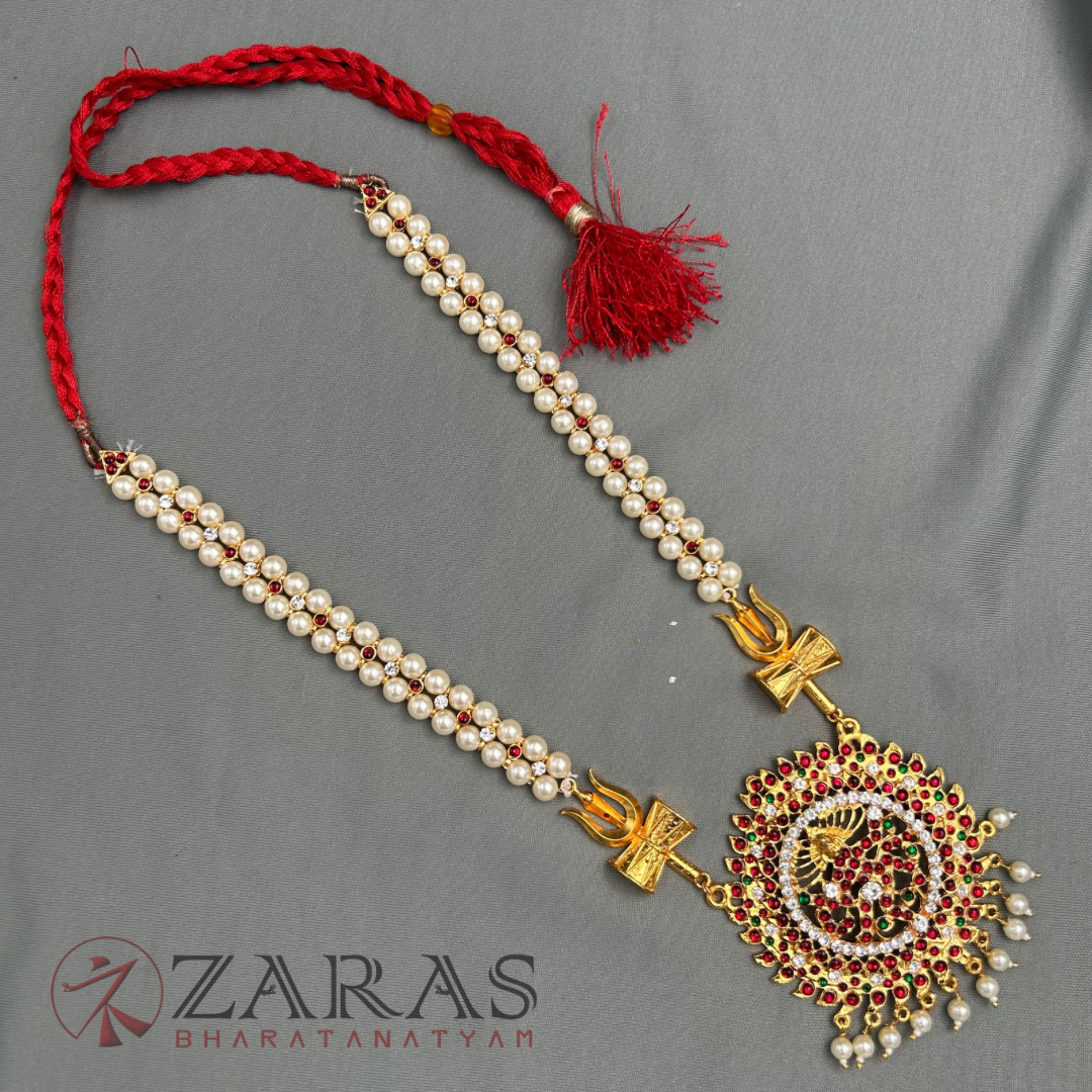 Bharatanatyam Dance Jewellery - Nataraj with Sulam Beads R Kemp Haaram image 2