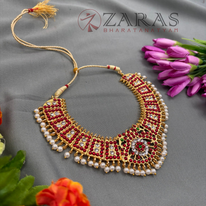 Bharatanatyam Dance Jewellery Necklace - Padak & Box CS RG Kemp image 1