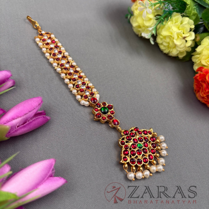 Bharatanatyam Dance Jewellery - Leaf & V RG Kemp Netti Chutti image 1