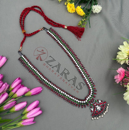 Bharatanatyam Dance Jewellery Black - Haaram RG Kemp CS kutchi Design image 2