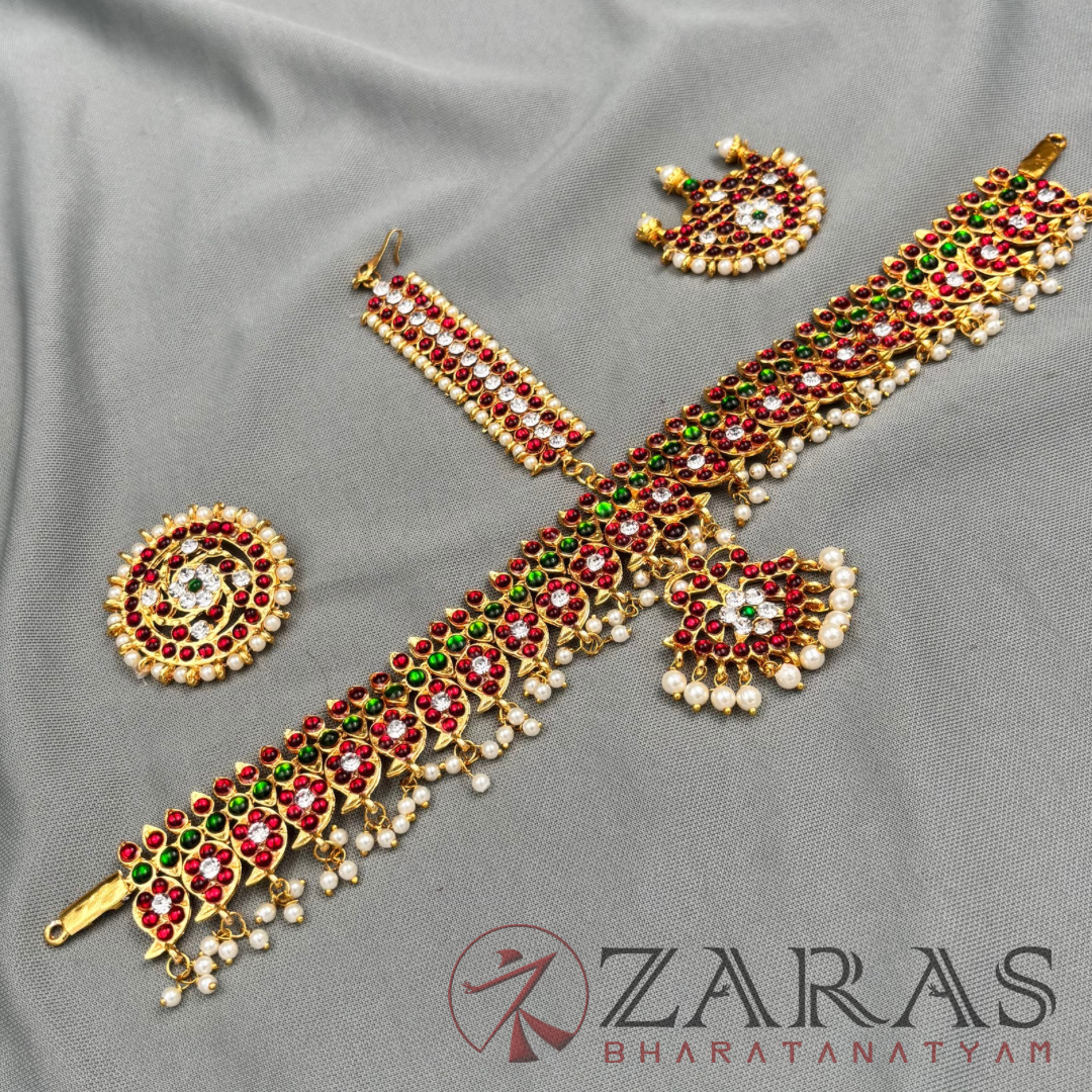 Bharatanatyam Dance Jewellery - Headset Manga CS RG Kemp image 3
