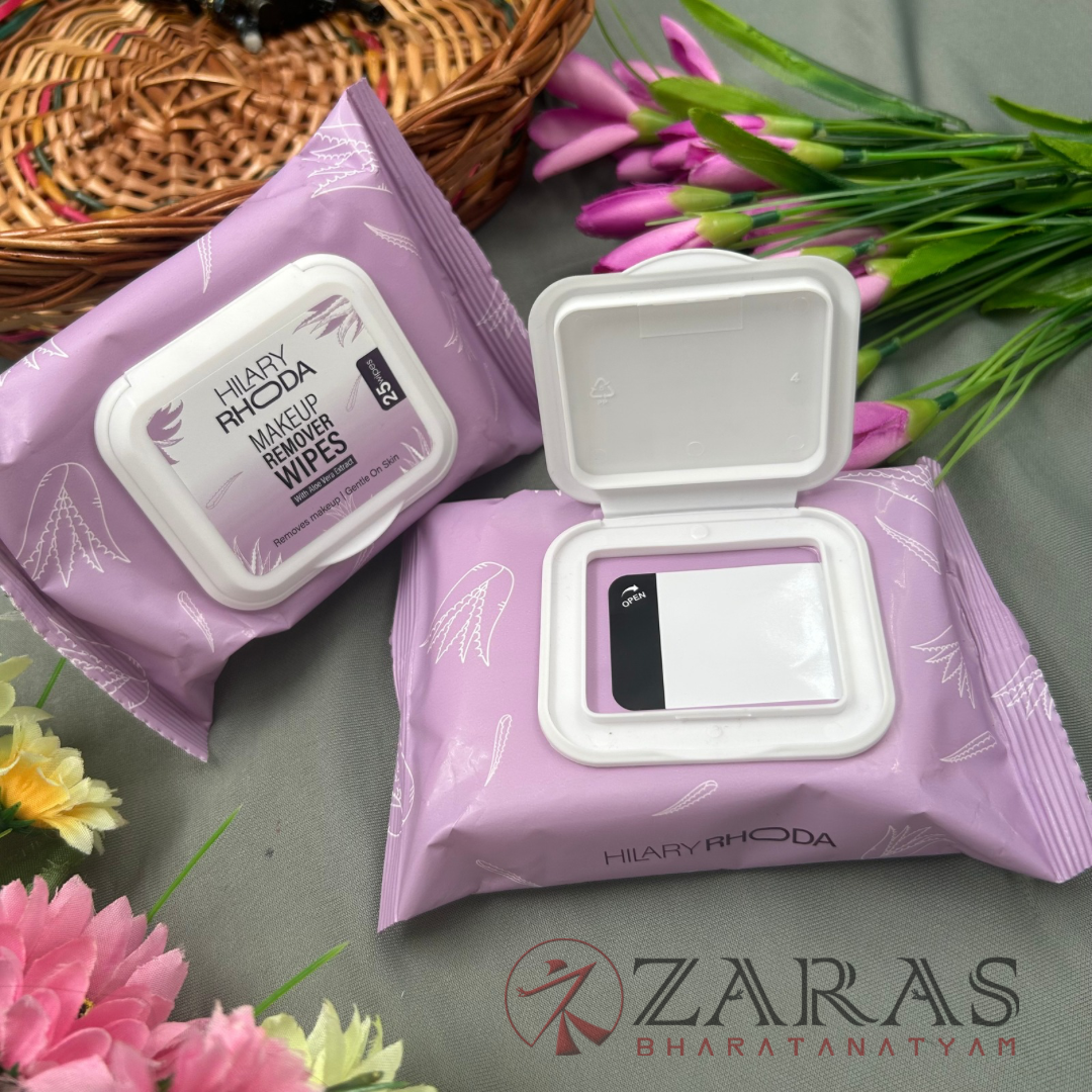 Bharatanatyam Dance Makeup Products - Makeup Remover Wipes (Hilary Rhoda image 1