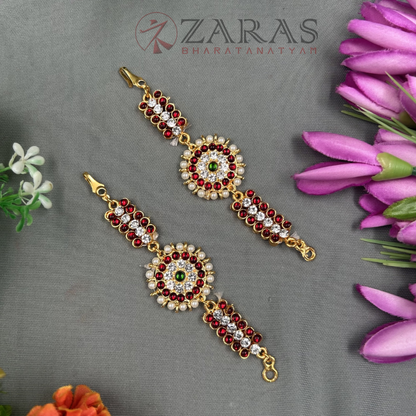 Bharatanatyam Dance Jewellery - Sun & Sow RG Kemp Maatal image 0
