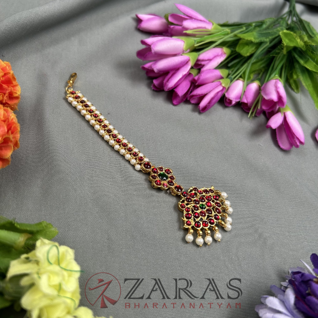 Bharatanatyam Dance Jewellery - Lettika Leaf RG Kemp CS Netti Chutti image 1