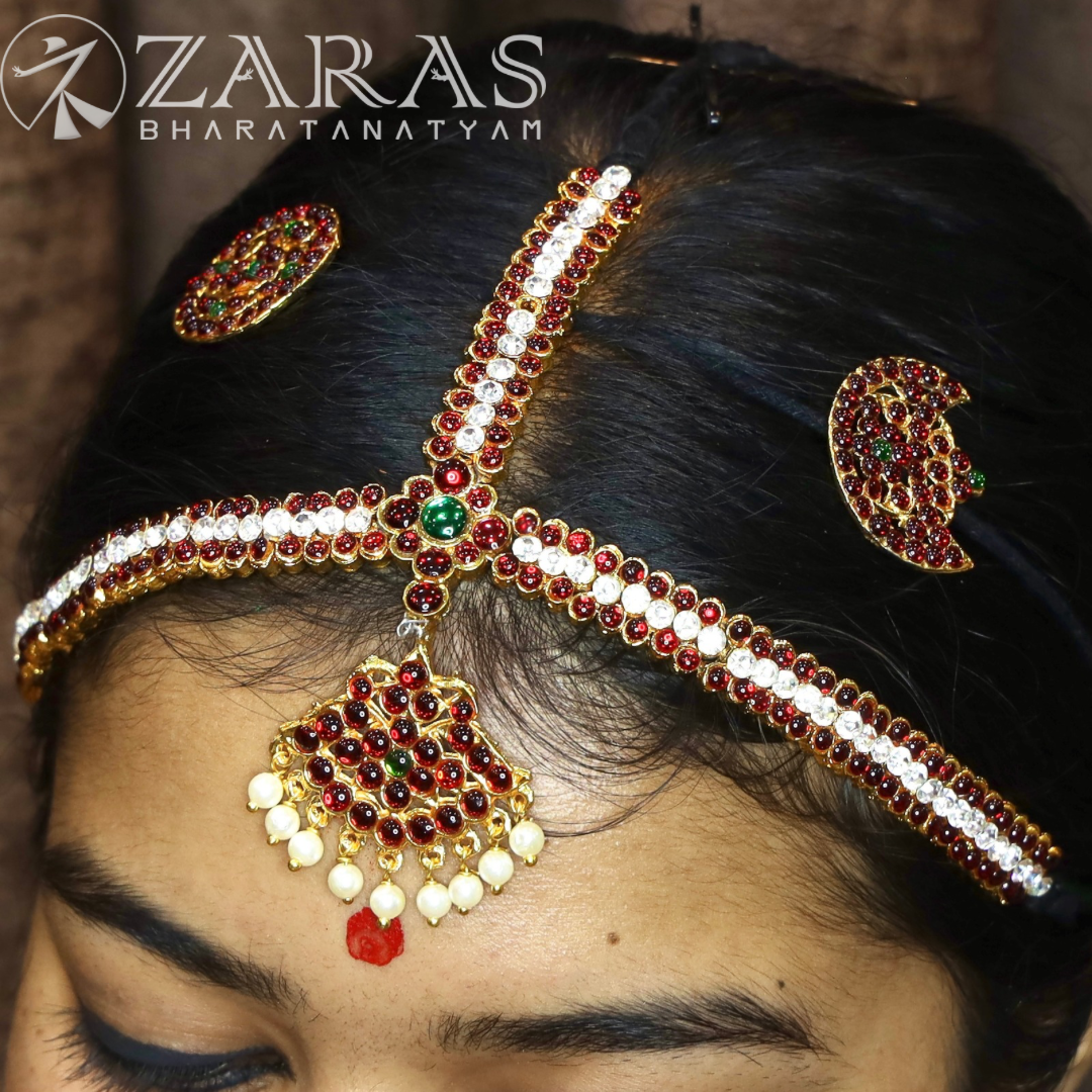 Bharatanatyam Dance Jewellery - Headset Single CS RG Kemp Le image 0