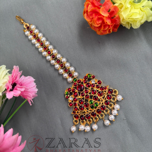Bharatanatyam Dance Jewellery - 2L Peacock RG Kemp Netti Chutti image 0