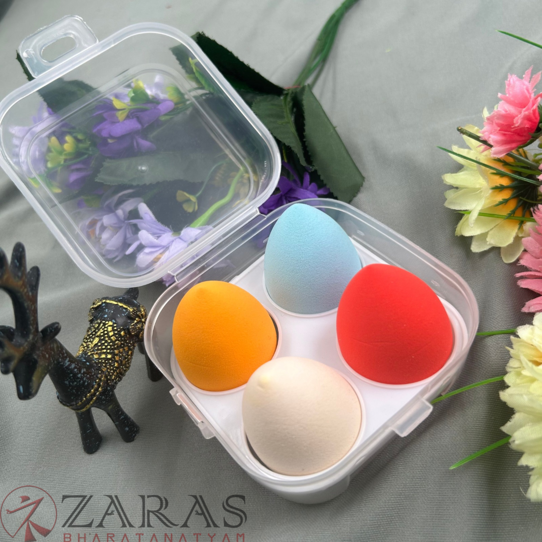 Bharatanatyam Dance Makeup Products -Blender Sponge (Set of 4 Pcs) image 0