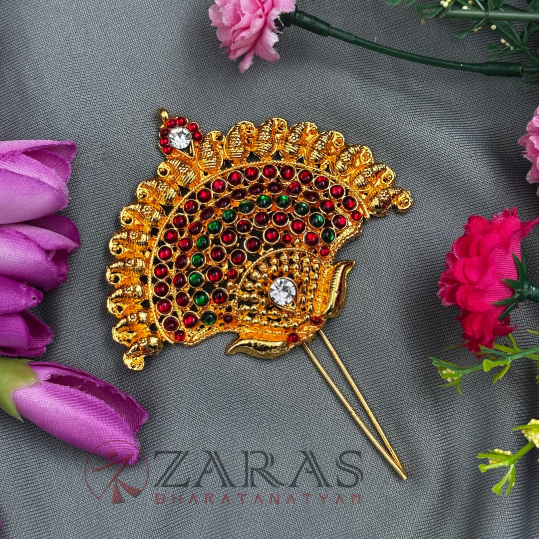 Bharatanatyam Dance Jewellery - Small Manga Head Arch RG Kemp image 0