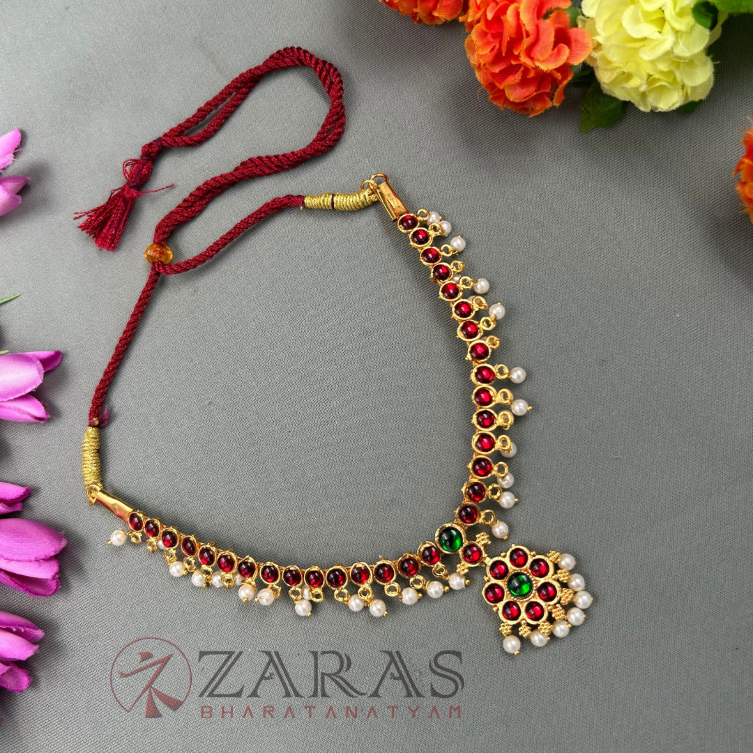 Bharatanatyam Dance Jewellery Necklace - Attigai RG Kemp CS SAR image 0