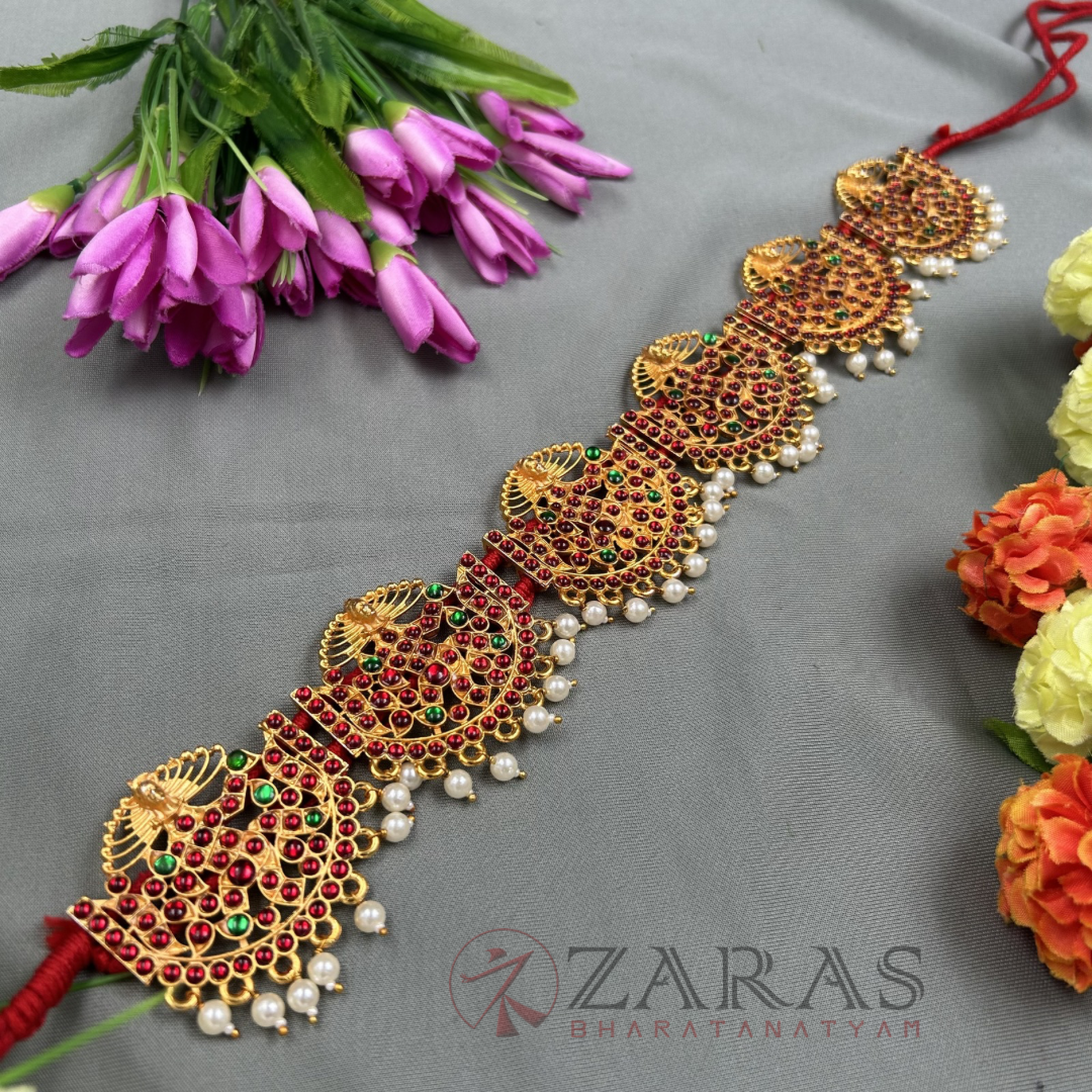 Bharatanatyam Dance Jewellery - Nadaraj Hip Belt RG Kemp CS (Ottiyanam) image 1