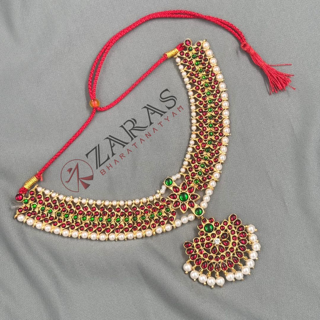 Bharatanatyam Dance Jewellery - Necklace RG Kemp MI Le Design image 2