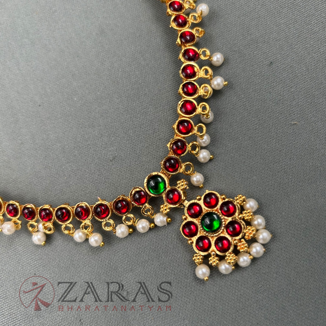 Bharatanatyam Dance Jewellery Necklace - Attigai RG Kemp CS SAR image 2