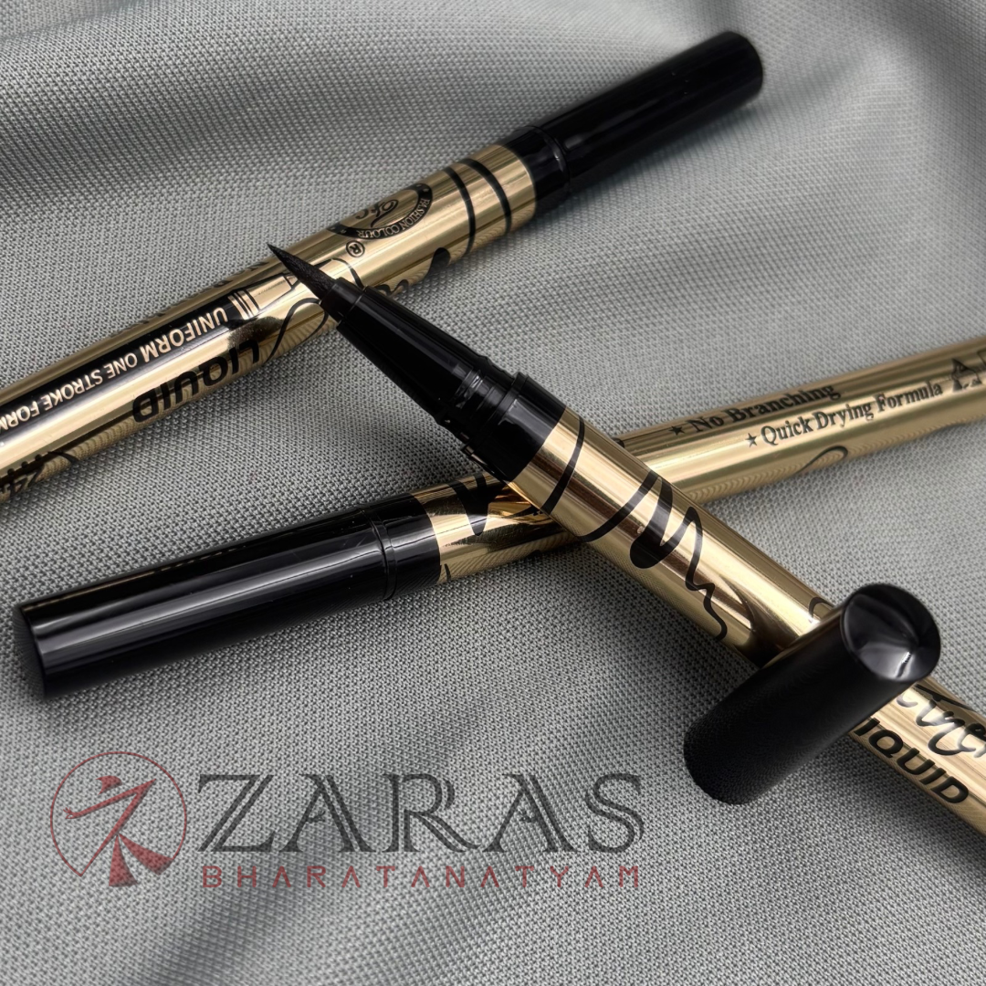 Bharatanatyam Dance Makeup Products - Black Eyeliner Pen (FC) image 1