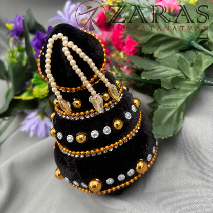 Bharatanatyam Dance Hair Accessories - Aandaal Kondai / Andavan Konda Pearls image 0