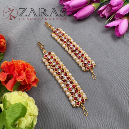 Bharatanatyam Dance Jewellery Maatal - V Design RG Kemp CS image 1