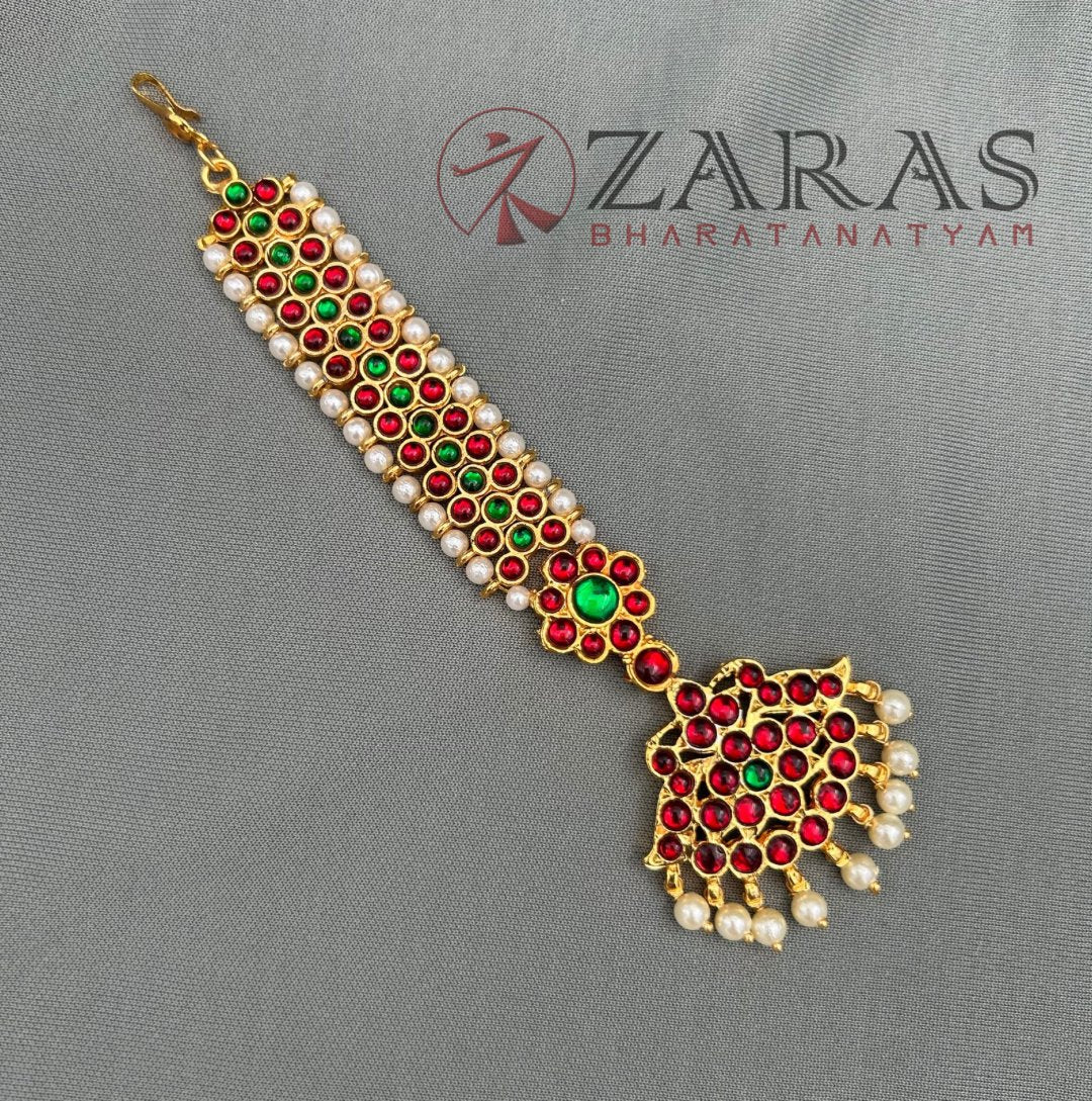 Bharatanatyam Dance Jewellery - Leaf & Sow Netti Chutti RG Kemp image 0